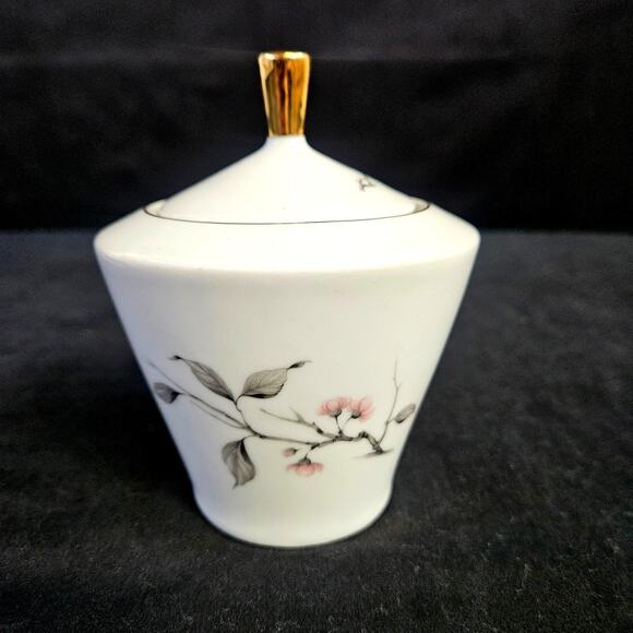 Vintage Bavaria Schumann Arzberg Germany Sugar Bowl with Lid Floral Canister - Picture 1 of 11